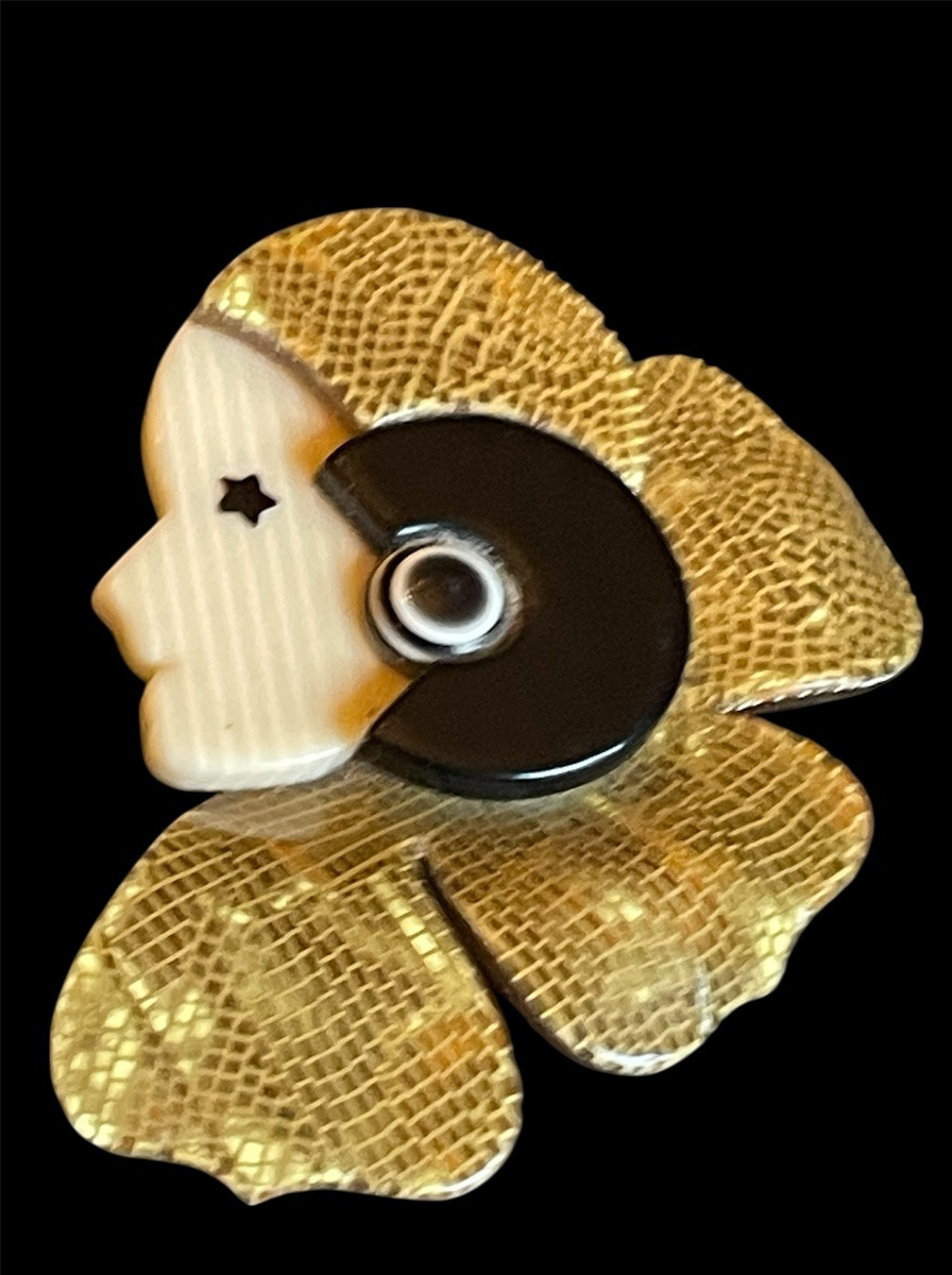 Léa Stein Paris Brooch Elegant Corolle Couture Jewelry -photo-2