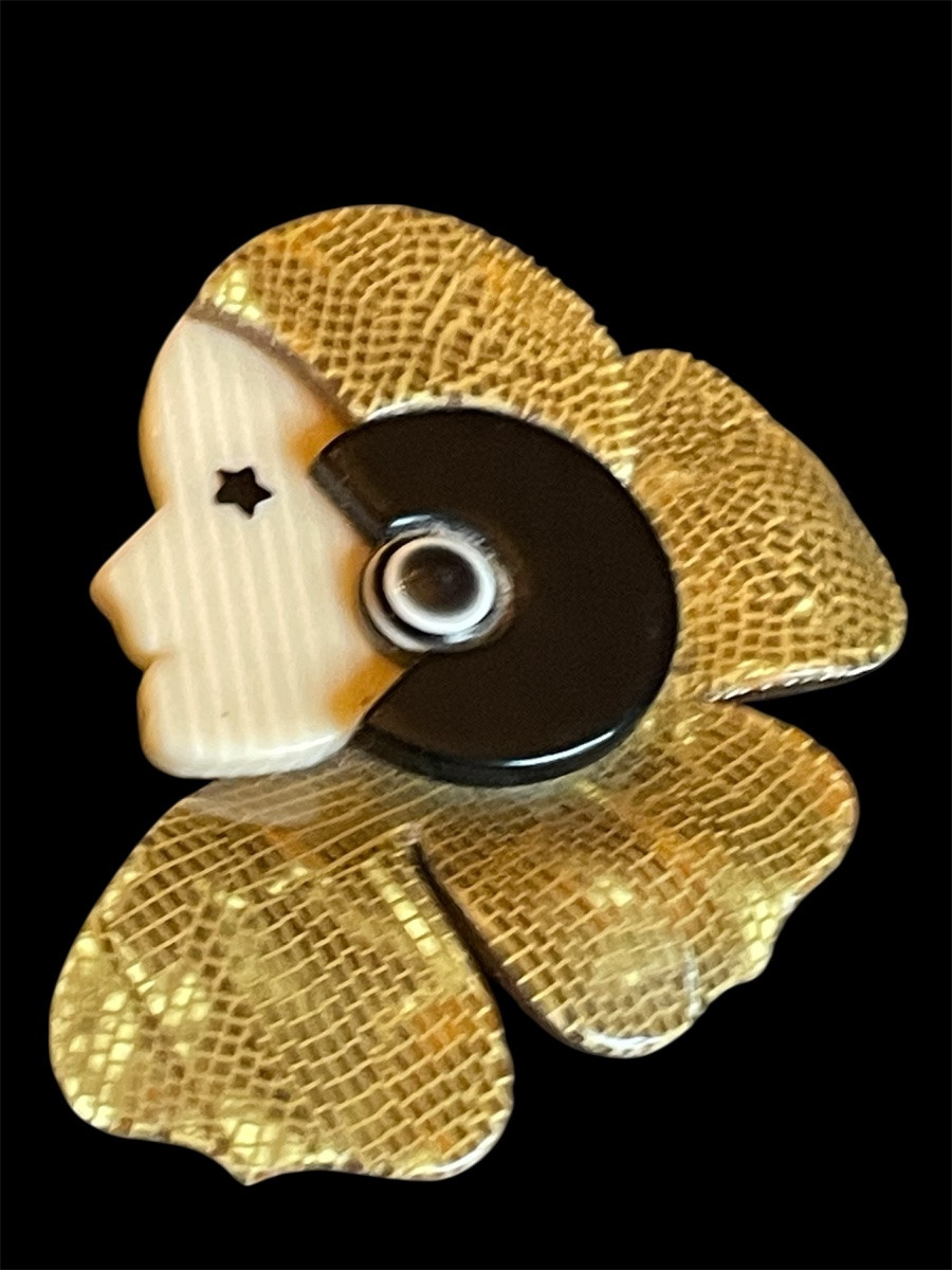 Léa Stein Paris Brooch Elegant Corolle Couture Jewelry -photo-8