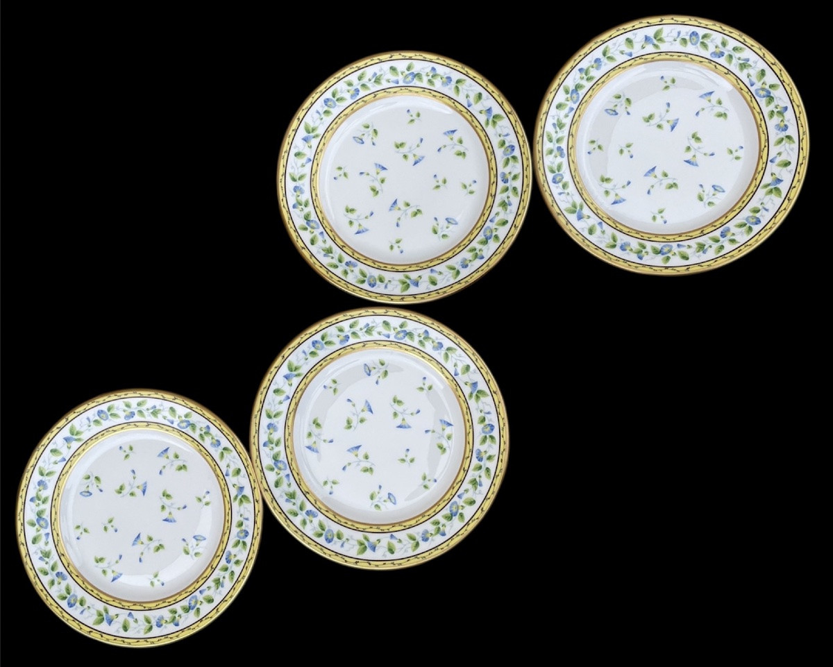 SERVICE DE TABLE DE LA MAISON RAYNAUD MODÈLE LISERONS EN PORCELAINE DE LIMOGES DÉCOR SÈVRES  -photo-6