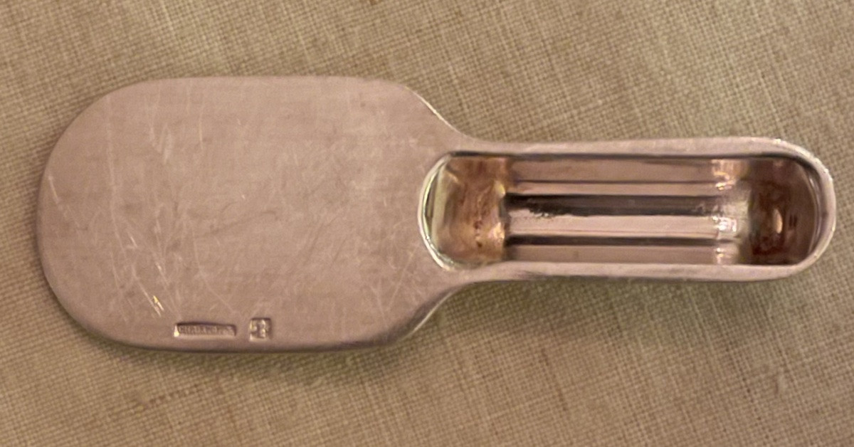 Set Of 6 Knife Rests From The Christofle House By Luc Lanel, Racket Ondulation Model, 1930-photo-8