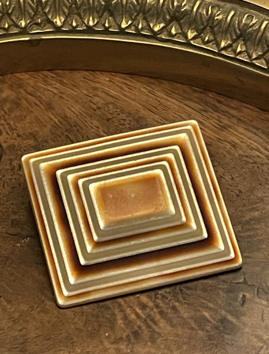 Léa Stein Paris Geometric Brooch Art Deco Couture Jewelry-photo-8