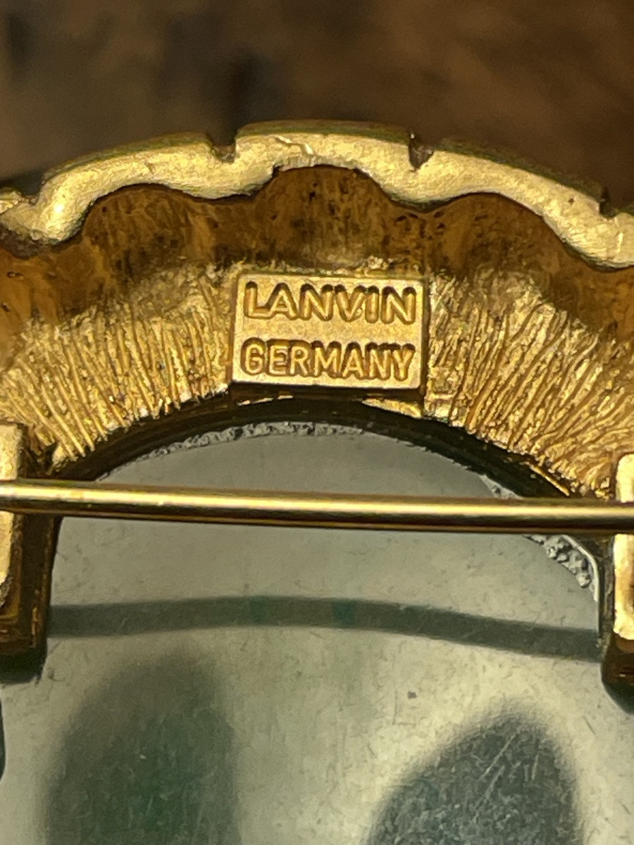 Lanvin Couture Brooch In Gold-tone Metal-photo-4