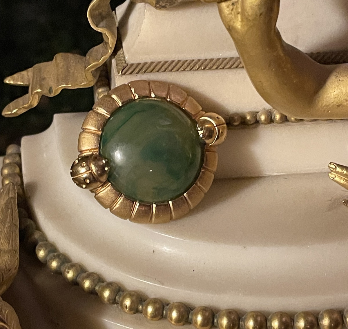 Lanvin Couture Brooch In Gold-tone Metal-photo-4