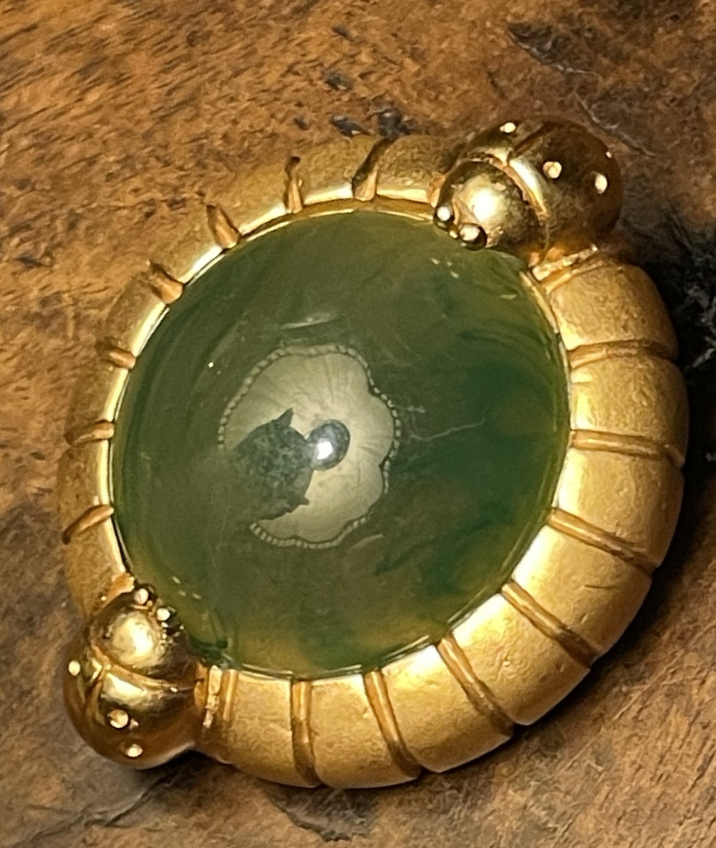 Lanvin Couture Brooch In Gold-tone Metal-photo-8