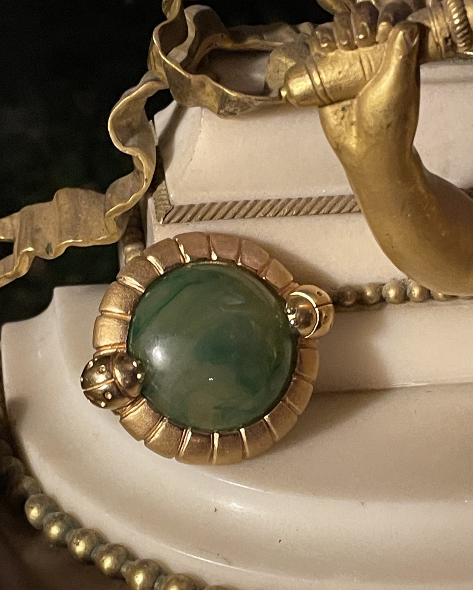 Lanvin Couture Brooch In Gold-tone Metal