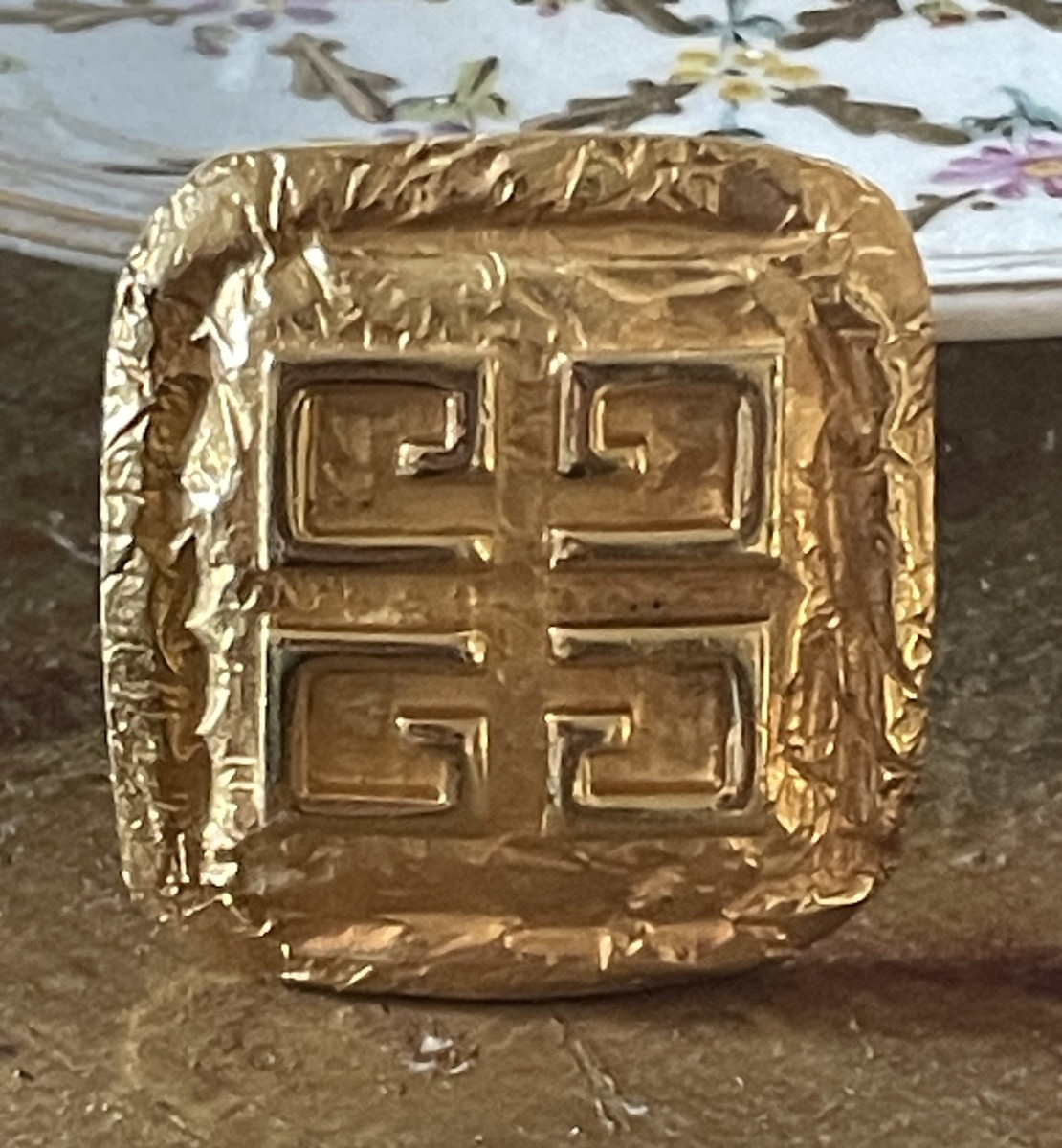 Givenchy Couture Brooch In Gold-tone Metal-photo-2