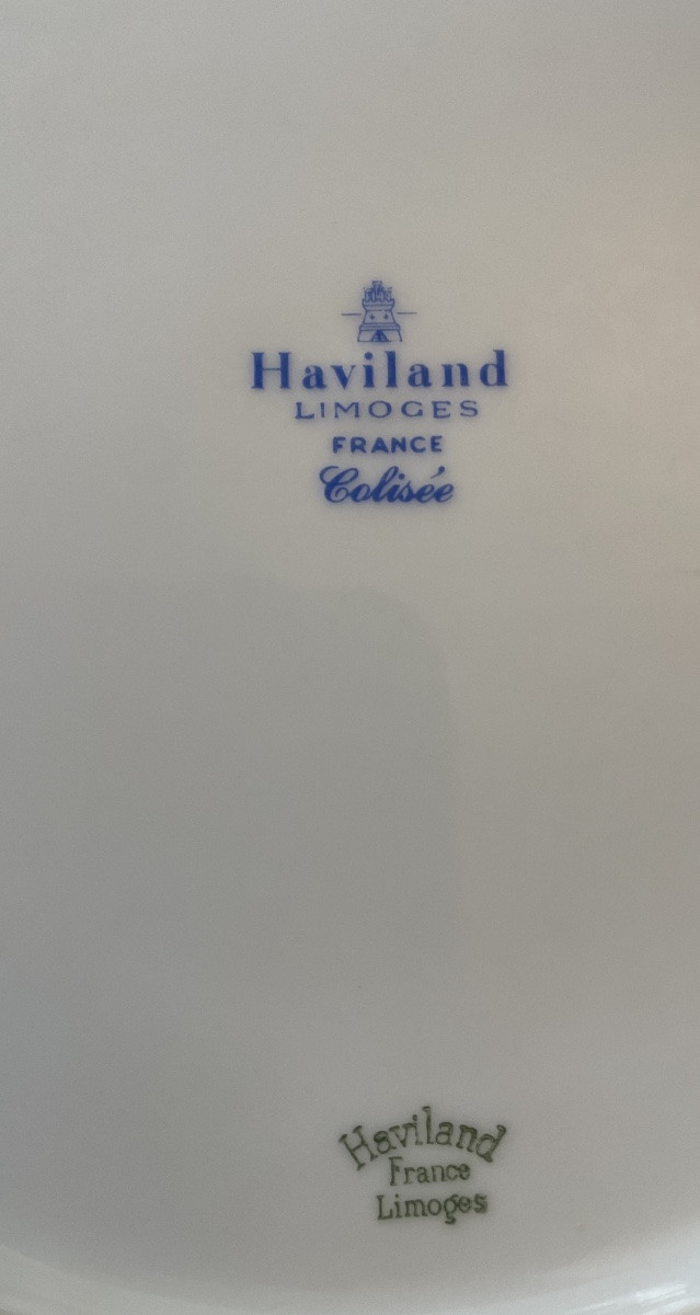 Maison Haviland Colisée Model 47-piece Dinnerware Limoges Porcelain France-photo-2