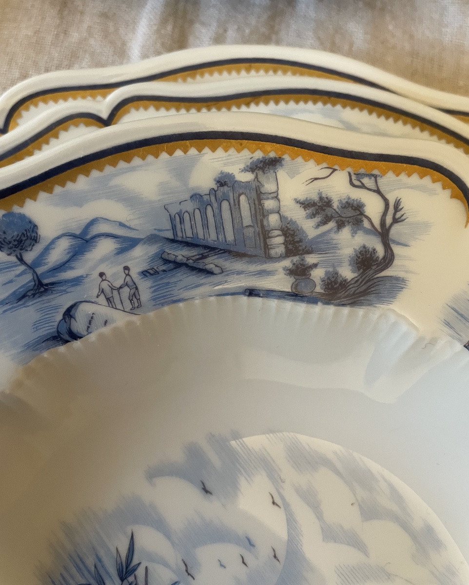 Maison Haviland Colisée Model 47-piece Dinnerware Limoges Porcelain France-photo-6