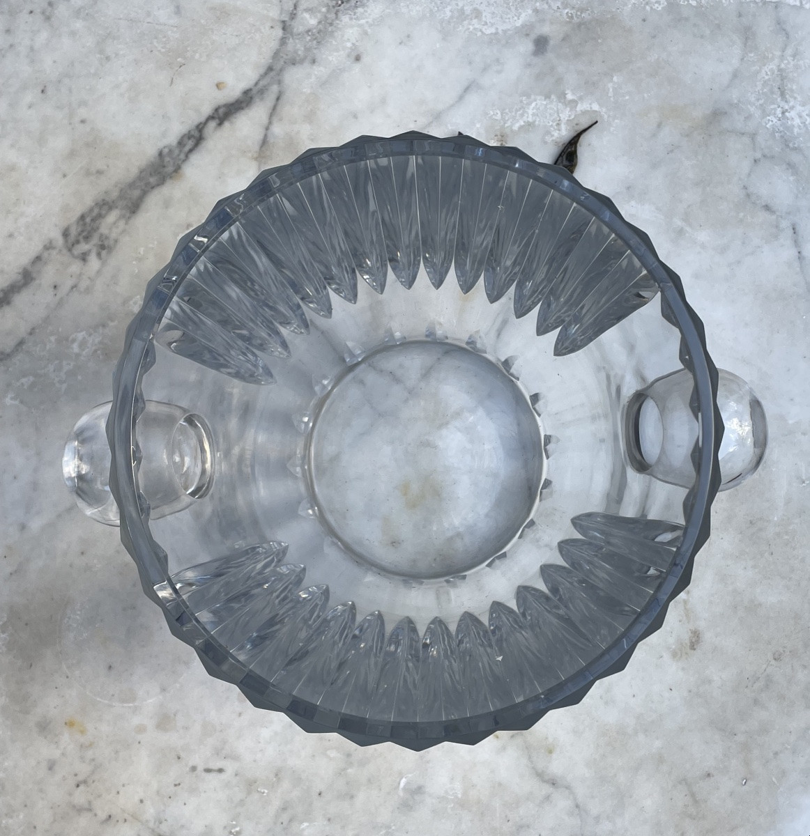 Champagne Bucket From The Baccarat Crystal Works, France. -photo-1