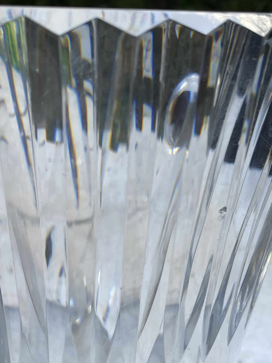 Champagne Bucket From The Baccarat Crystal Works, France. -photo-2
