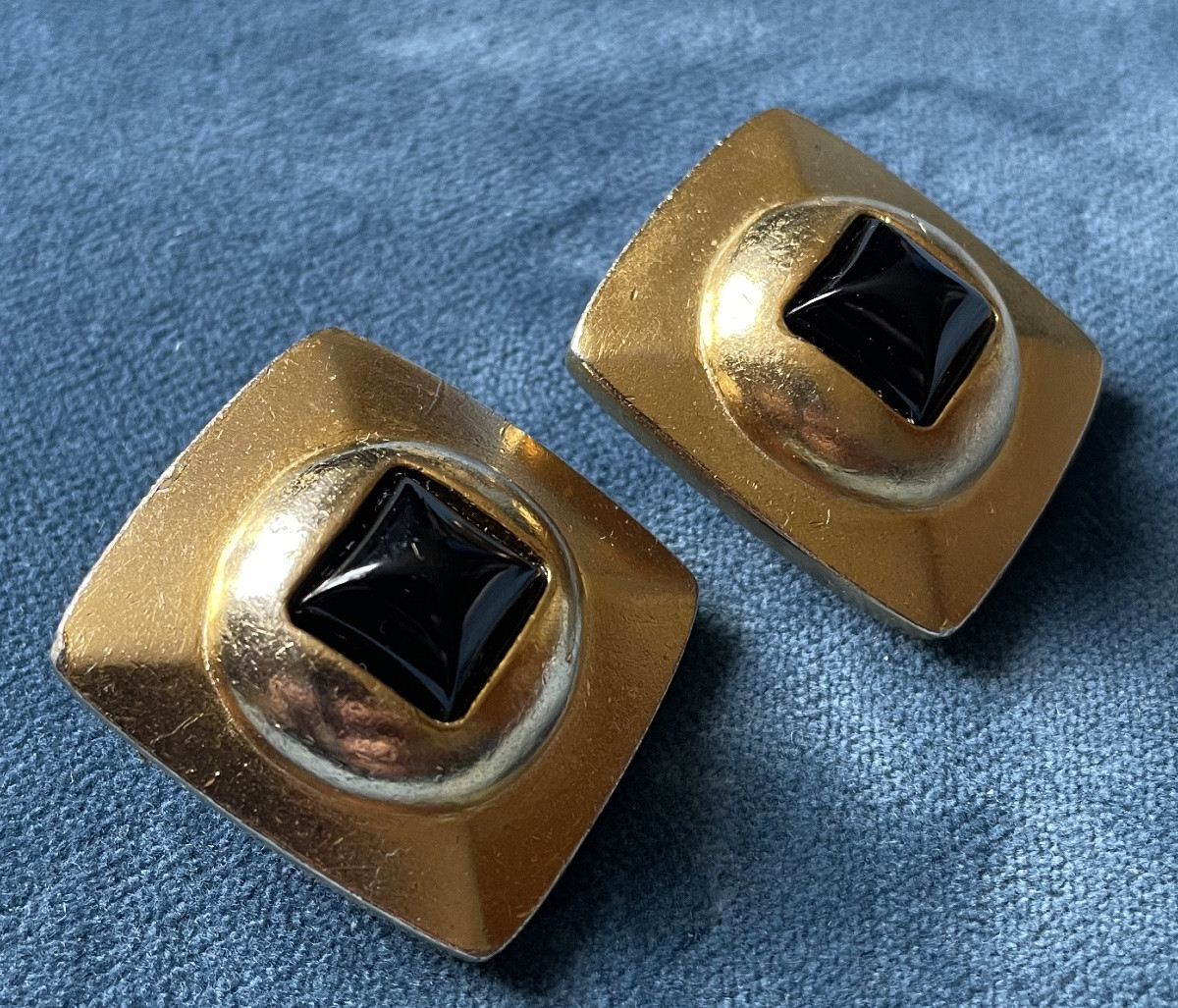 PAIRE DE BOUCLES D'OREILLES CLIPS DE LA MAISON TORRENTE PARIS BIJOUX COUTURE -photo-7