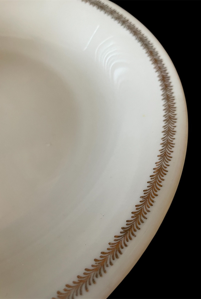 Raynaud Tableware Set In Limoges Porcelain With Gold Rim-photo-2