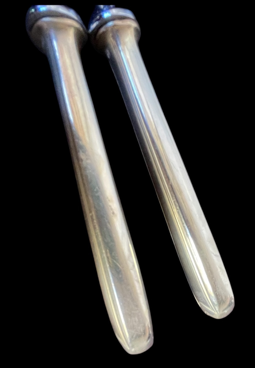 CASSE-NOIX EN MÉTAL ARGENTÉ DE LA MAISON CHRISTOFLE MODÈLE CHEVRON PAR LUC LANEL ART DÉCO -photo-4