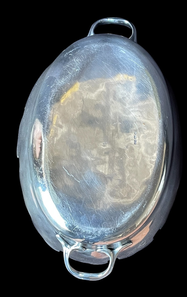 VERRIÈRE AUX ARMES  DU COMTE DE LAISTRE ET DE FONTENAY  MAISON CHRISTOFLE  ARMOIRIES BLASON -photo-2