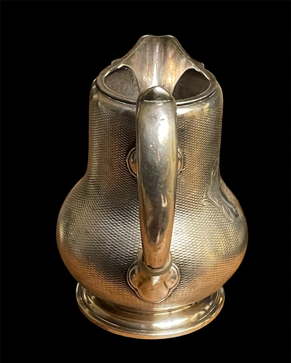 POT À LAIT  AUX CHIFFRES  D'HENRI V COMTE DE CHAMBORD SOUVENIR HISTORIQUE NOBLE COURONNE -photo-3