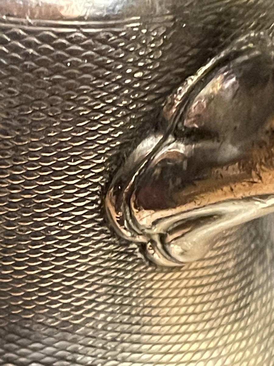 POT À LAIT  AUX CHIFFRES  D'HENRI V COMTE DE CHAMBORD SOUVENIR HISTORIQUE NOBLE COURONNE -photo-5