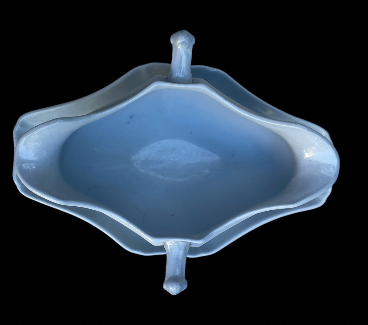  Saucière Armoiries Vicomte Gentet De La Chesneliere & Mareschal De Charentenay Noble Family-photo-7