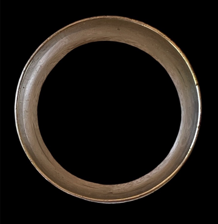 ROND DE SERVIETTE ARMOIRIÉ CHRISTOFLE EN MÉTAL ARGENTÉ CHIFFRE HM SOUS COURONNE DE VICOMTE XIXE-photo-6