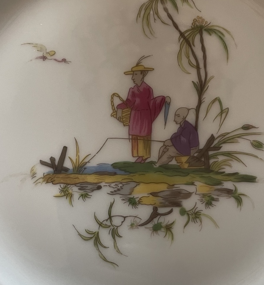 ASSIETTES RAYNAUD SI KIANG PORCELAINE DE LIMOGES  VIEUX MARSEILLES  PILLEMENT VEUVE PERRIN-photo-1