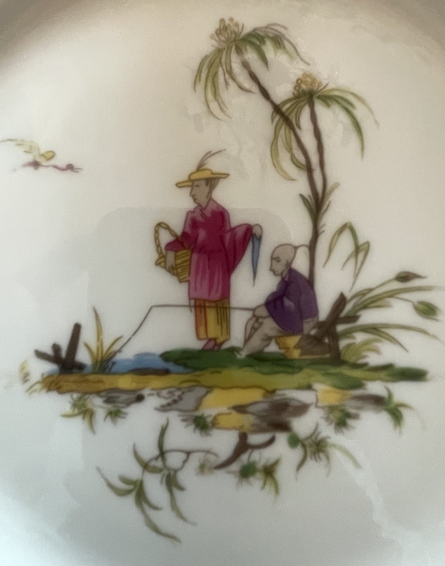 ASSIETTES RAYNAUD SI KIANG PORCELAINE DE LIMOGES  VIEUX MARSEILLES  PILLEMENT VEUVE PERRIN-photo-8