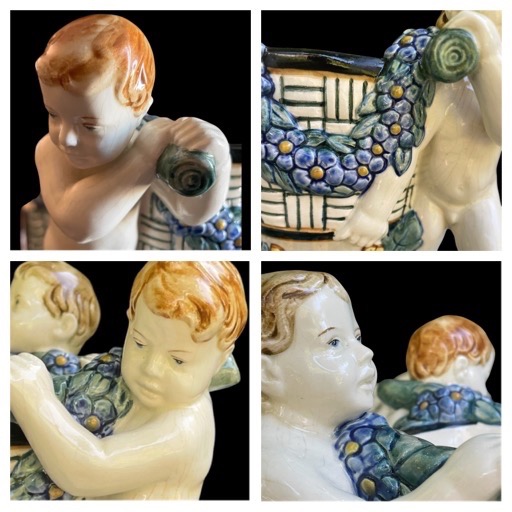 Art Nouveau (jugendstil) Majolica Planter, Manufaktur Karlsruhe, Circa 1905–1908 -photo-4