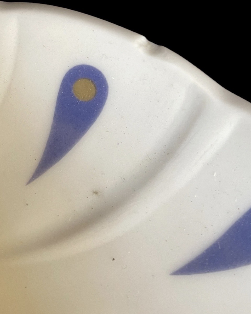 Set Of 4 Bernardaud Limoges Dessert Plates For Air France Concorde By Jean Picart "le Doux"-photo-4