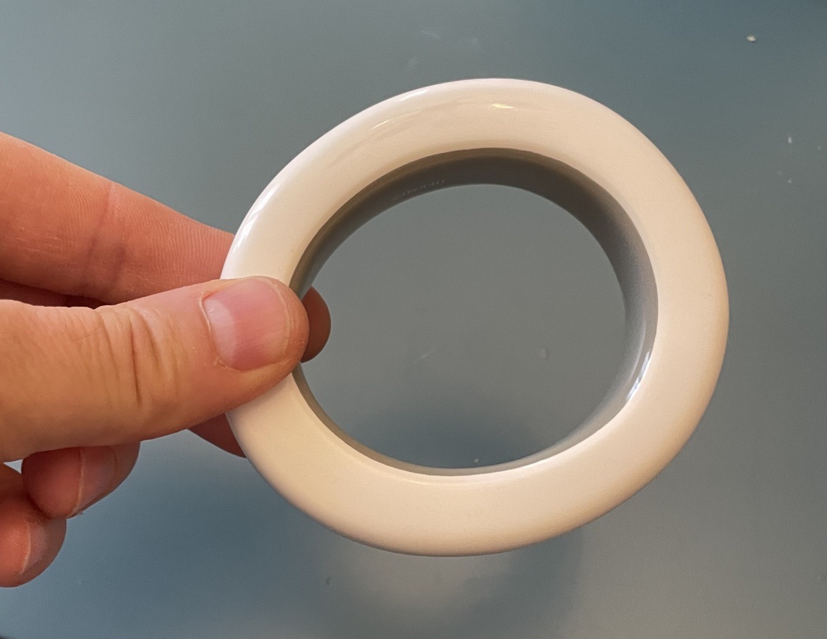 BRACELET JONC DE LA MAISON HERMÈS MODÈLE ARIODANTE EN BOIS LAQUÉ TAILLE S  AVEC BOÎTE-photo-5
