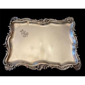 Mail Tray Silver Metal Count Crown Count Silverware Coat Of Coat Noble Nobility