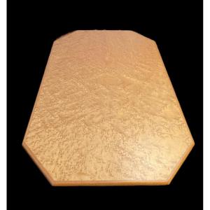 Octagonal Tray From The House Of Hermès In Speckled Maple Art Deco Table Top  