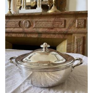 Silver-plated Vegetable Dish From Maison Ercuis Argenterie Art De La Table 
