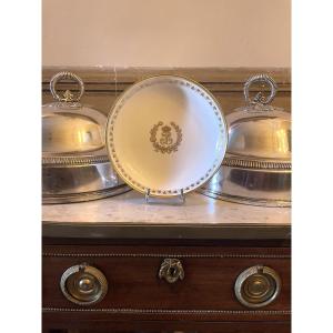 COUPELLE MANUFACTURE DE SÉVRES SERVICE DES PRINCES DU ROI LOUIS PHILIPPE PORCELAINE 