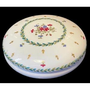 BONBONNIÈRE EN PORCELAINE DE LIMOGES DE LA MAISON HAVILAND MODÈLE VIEUX PARIS