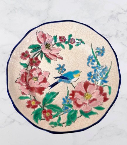 Plate Longwy Aubade