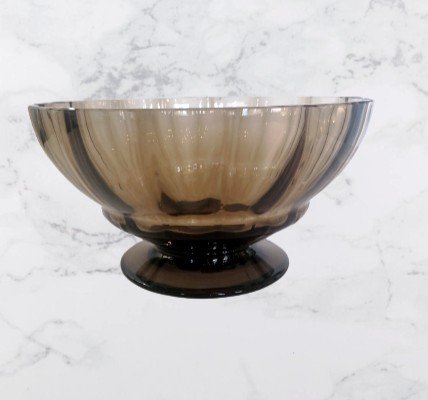 Smoked Crystal Service Daum Nancy-photo-3
