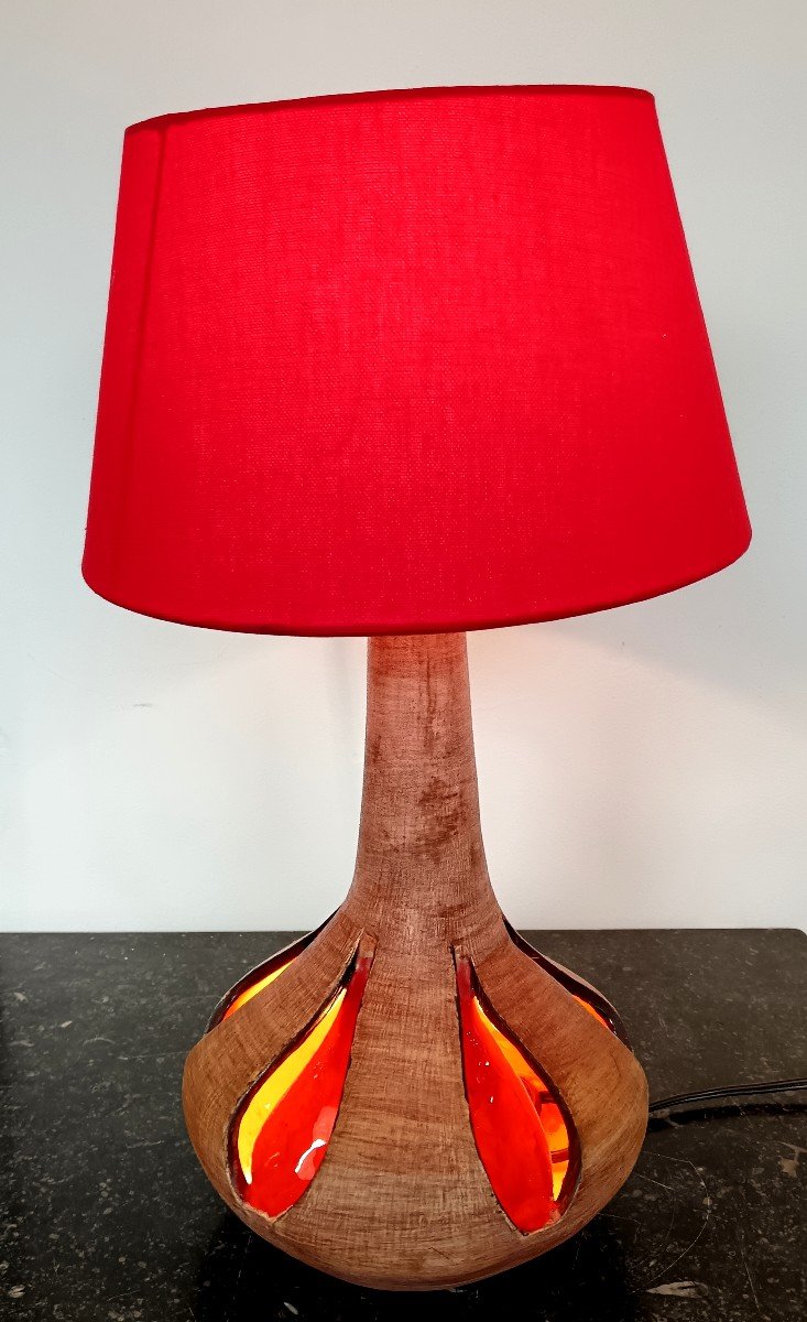 Lampe en céramique 1970