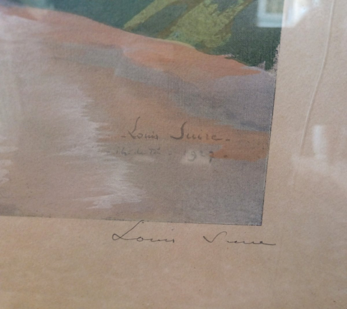 Lithograph By Louis Suire On The Isle Of Ré-photo-1