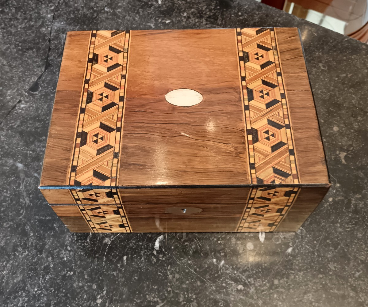 English Tunbridge Marquetry Box