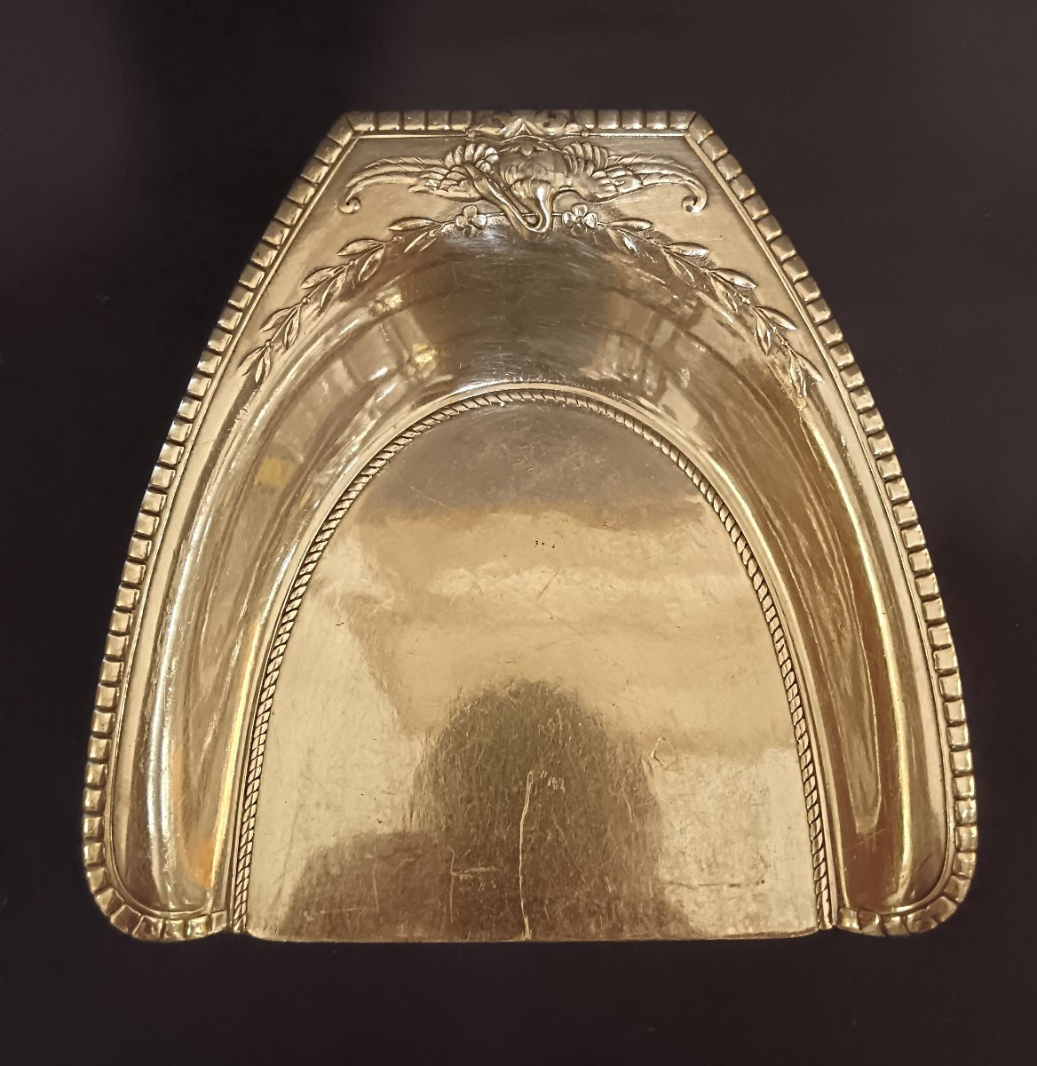 Silver-plated Crumb Tray From The Gallia Collection By Christofle-photo-2