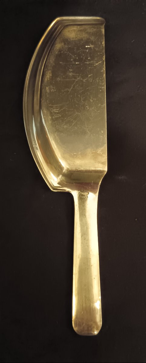 Silver-plated Crumb Tray From The Gallia Collection By Christofle-photo-5