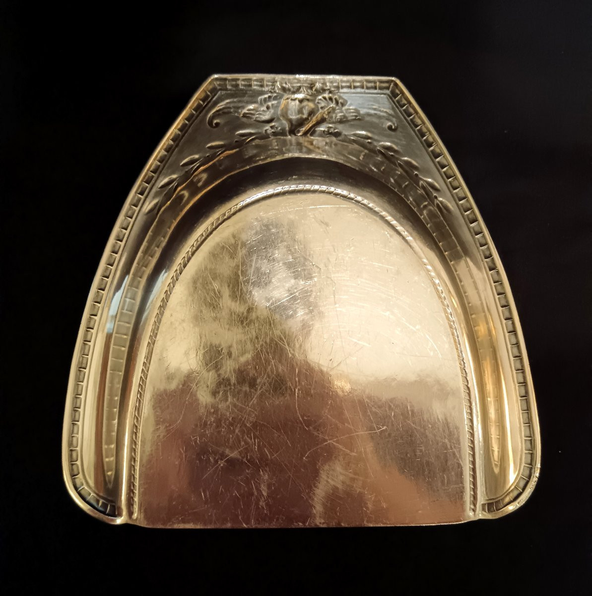 Silver-plated Crumb Tray From The Gallia Collection By Christofle-photo-6