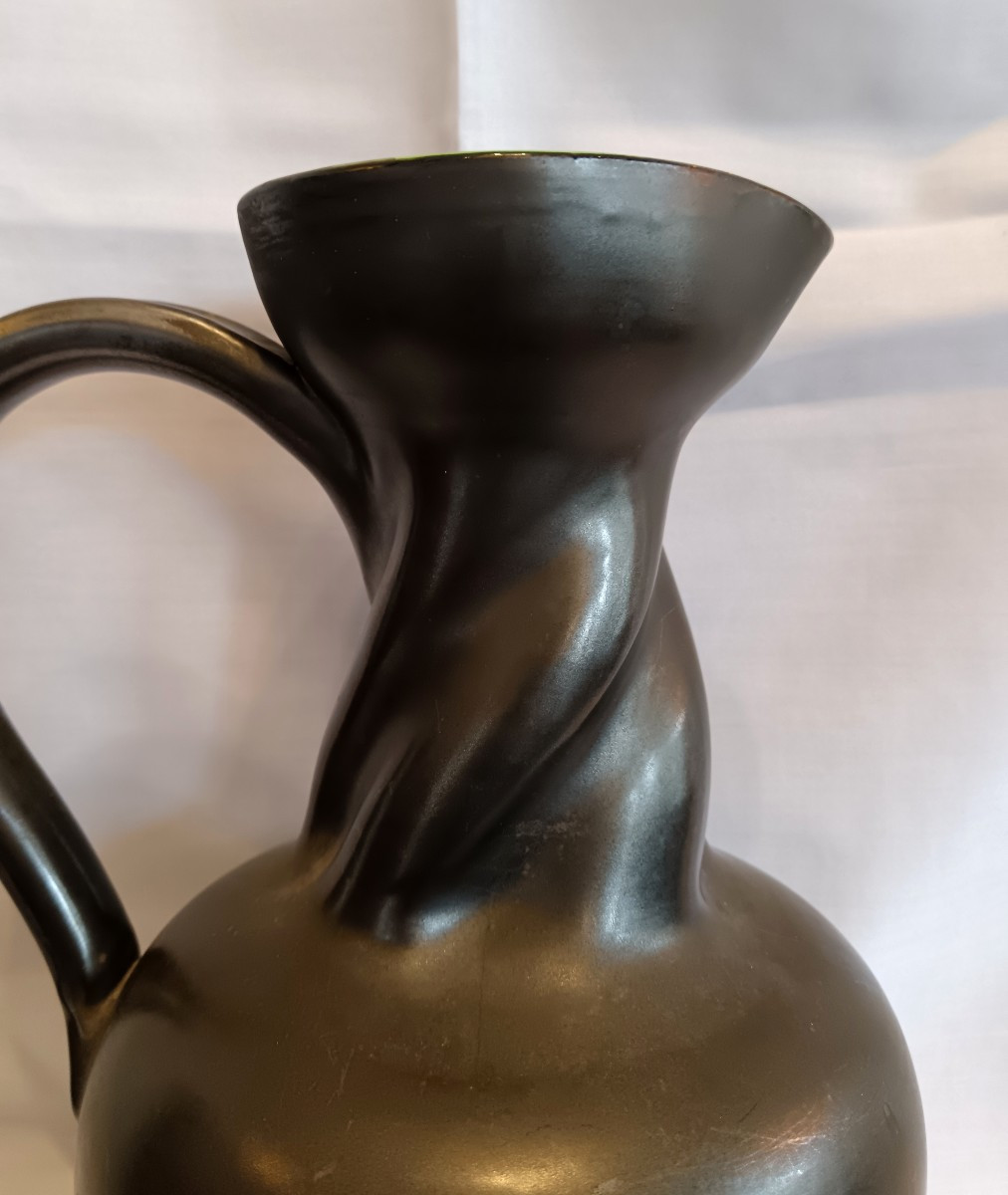 Ceramic Pitcher By Elchinger 1950-photo-2