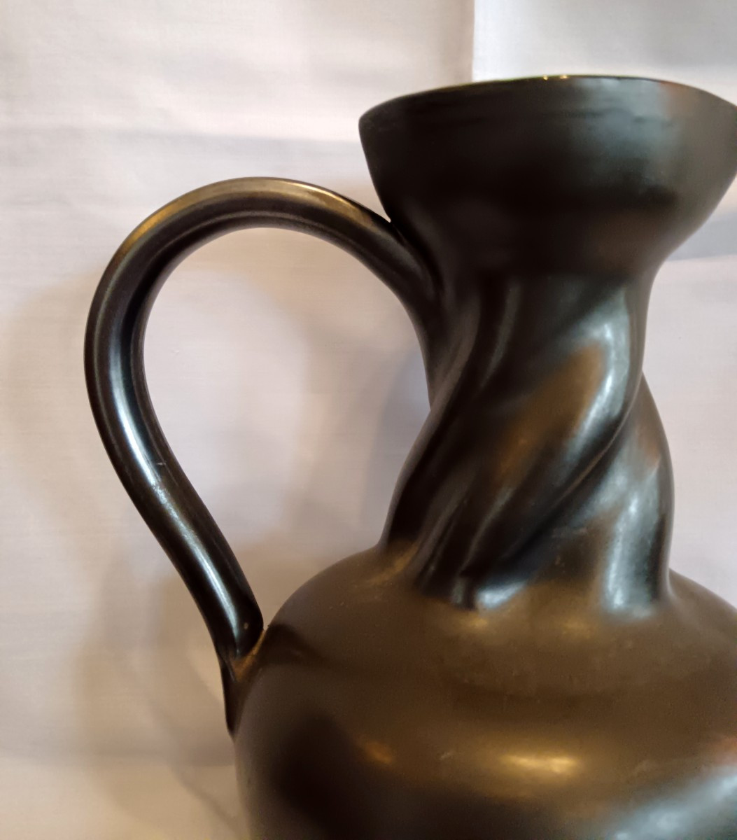 Ceramic Pitcher By Elchinger 1950-photo-3