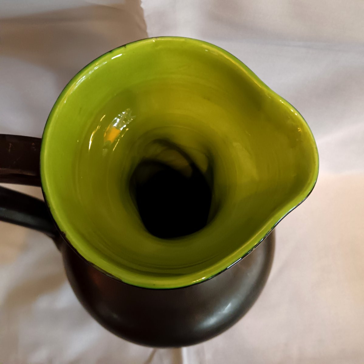 Ceramic Pitcher By Elchinger 1950-photo-3