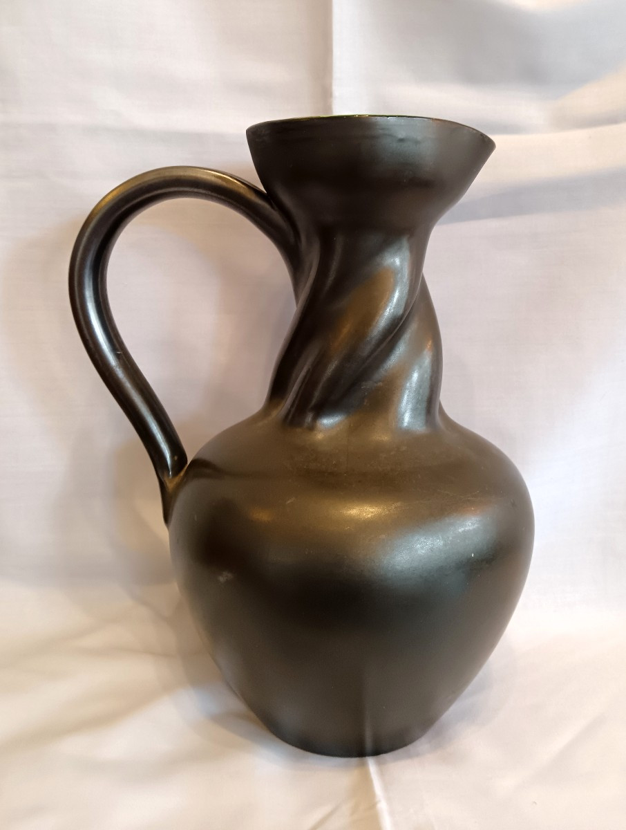 Ceramic Pitcher By Elchinger 1950