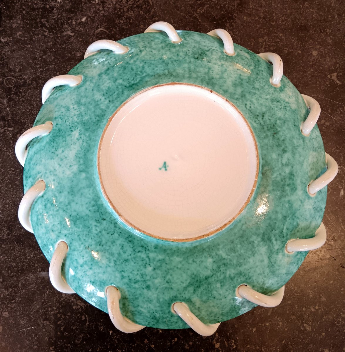 Ceramic Dish Of Saint Radegonde-photo-2