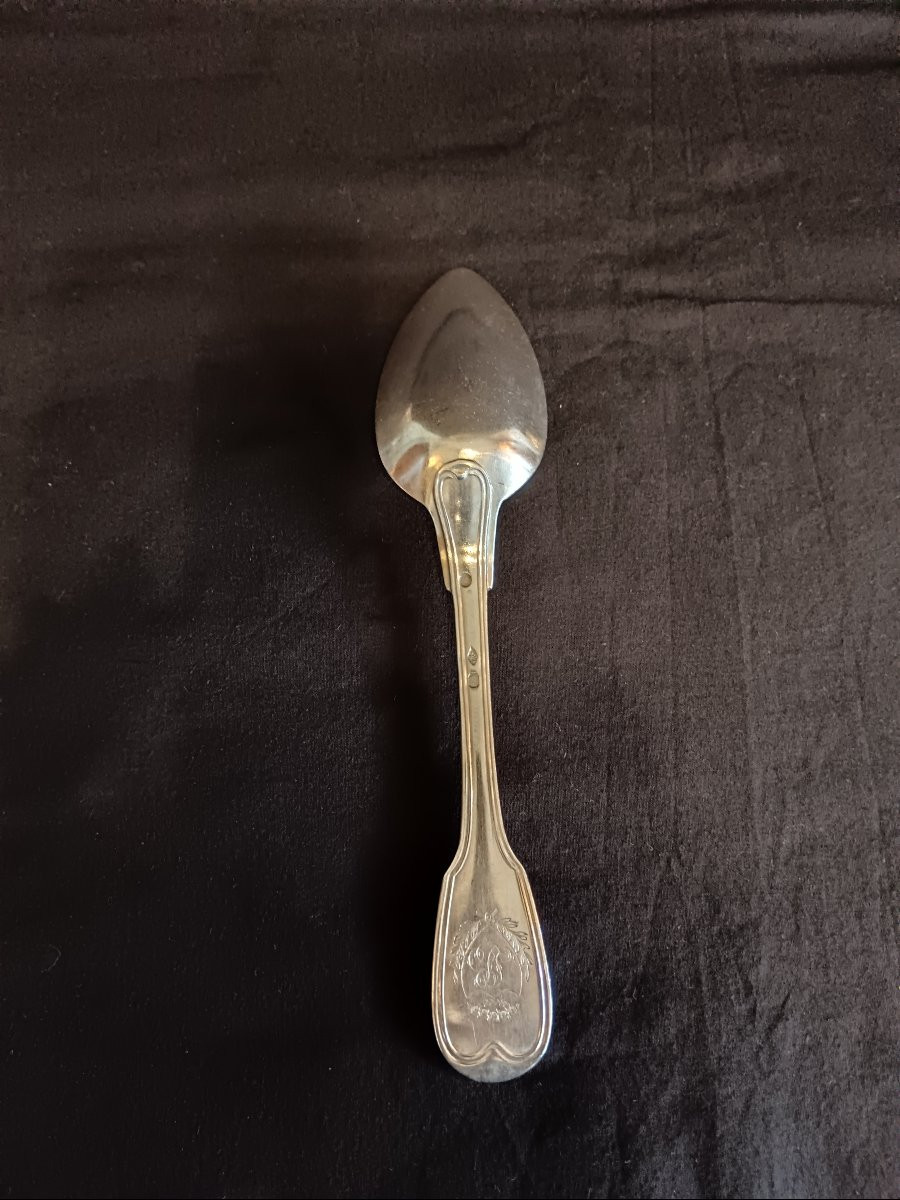 6 Solid Silver Cutlery Sets From The 19th Century-photo-1
