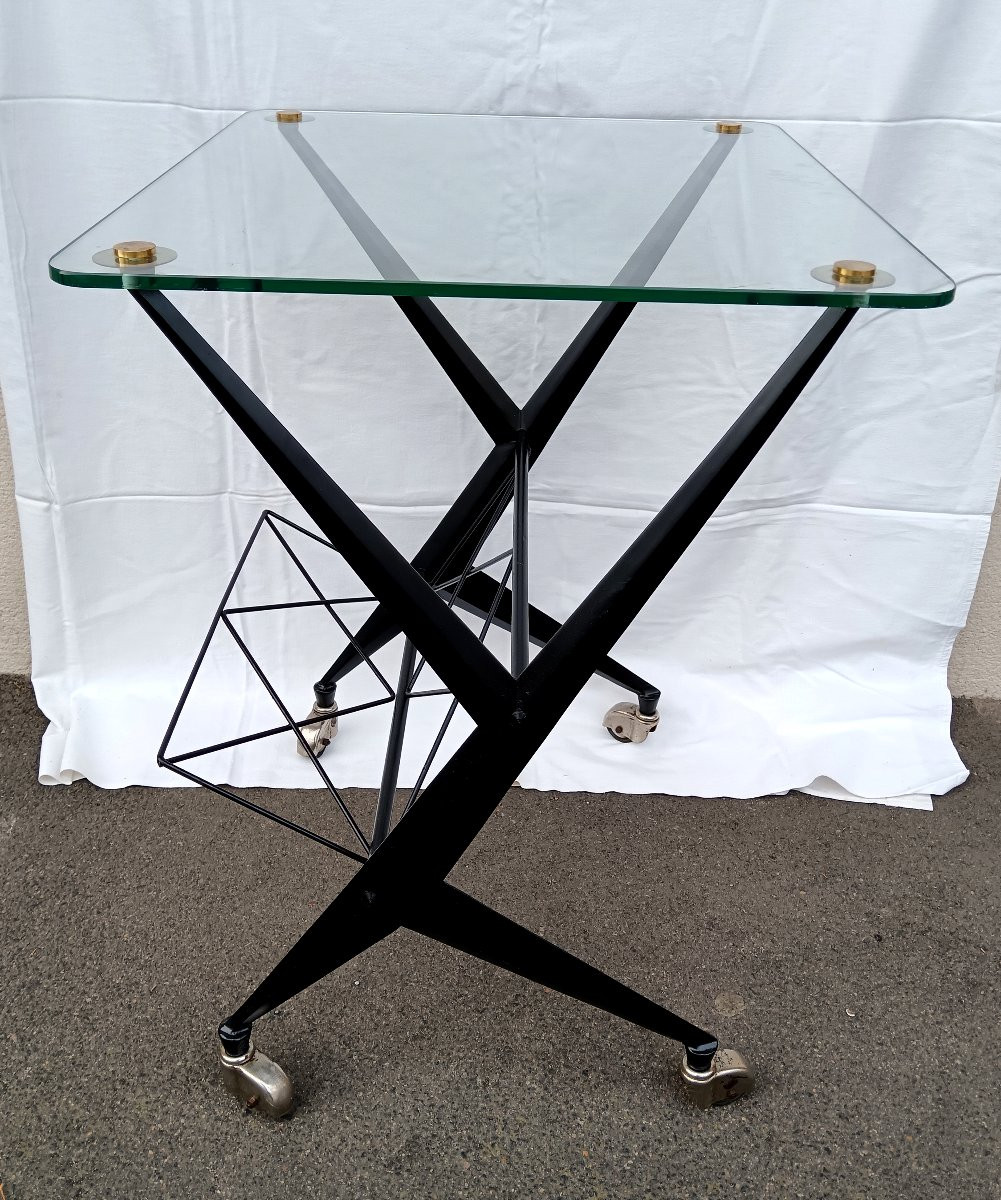 Table d'appoint par Angelo Ostuni années 1960-photo-1