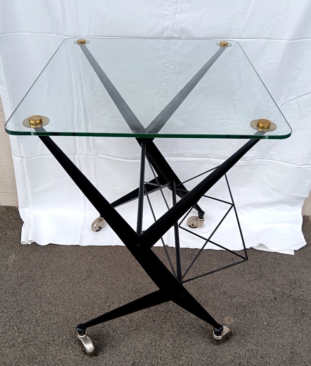 Table d'appoint par Angelo Ostuni années 1960-photo-3