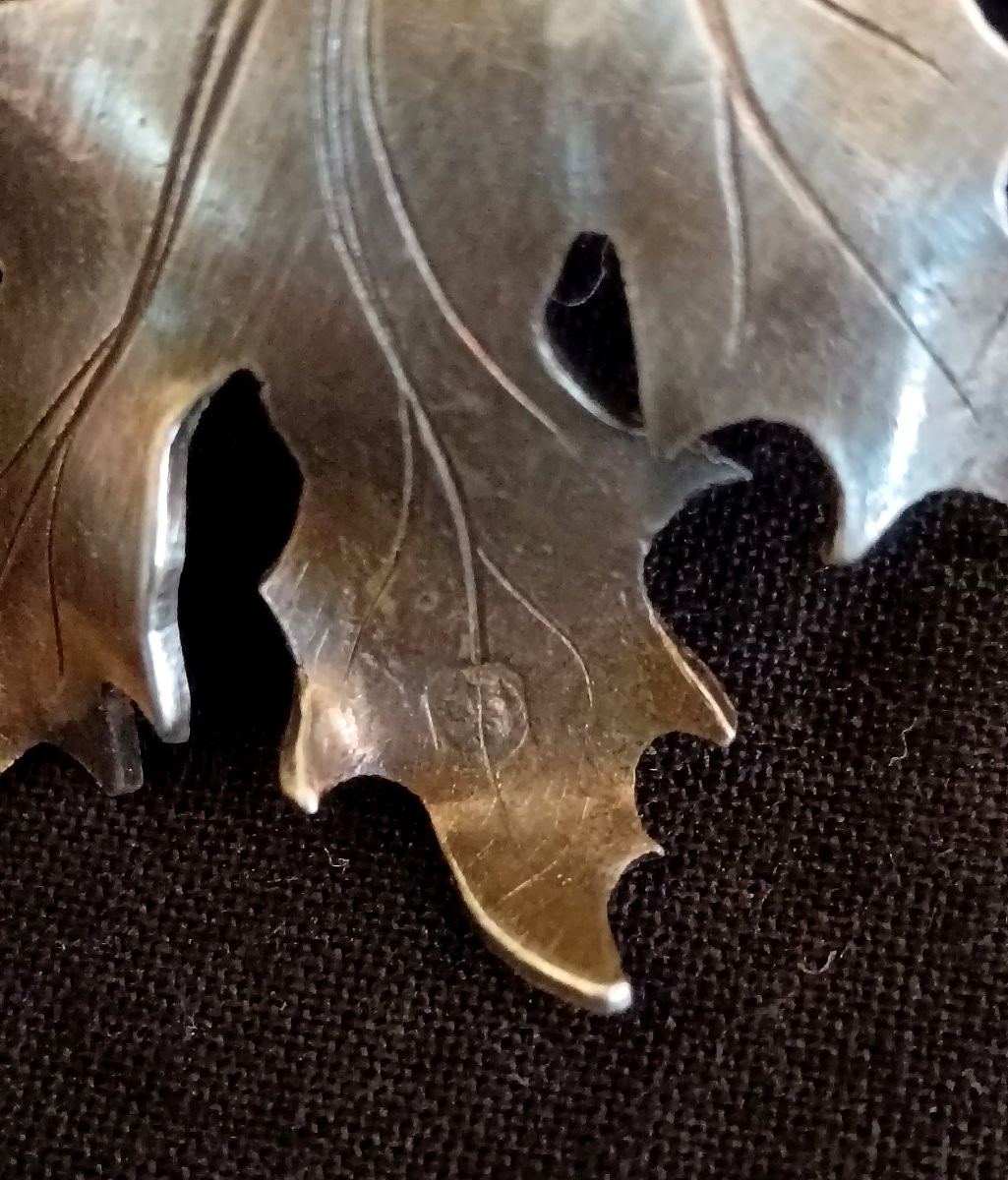 Coquetier en argent massif fin 19e Art Nouveau-photo-1