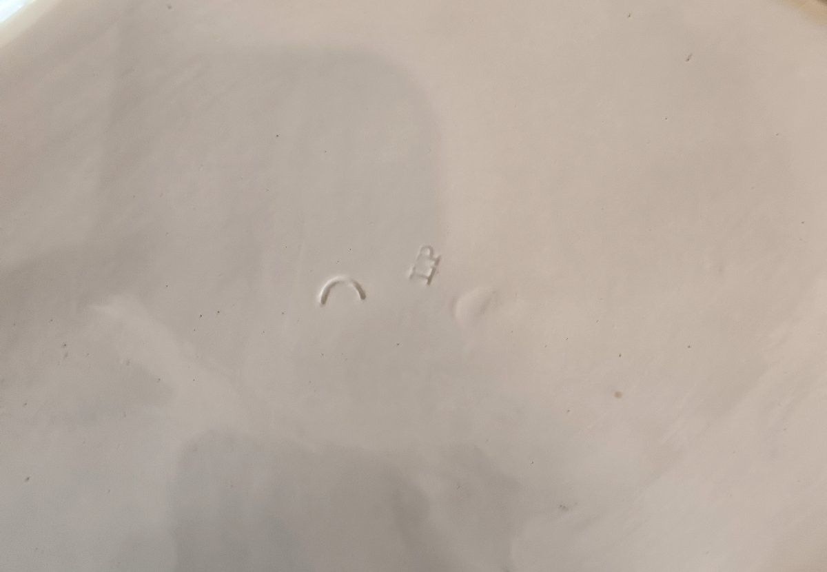 Plat en faïence fine de Leeds fin 18e siècle-photo-1